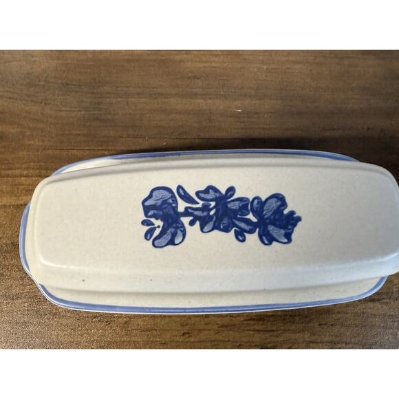 Pfaltzgraff Stoneware Yorktowne Covered Butter Dish USA - Picture 2 of 8